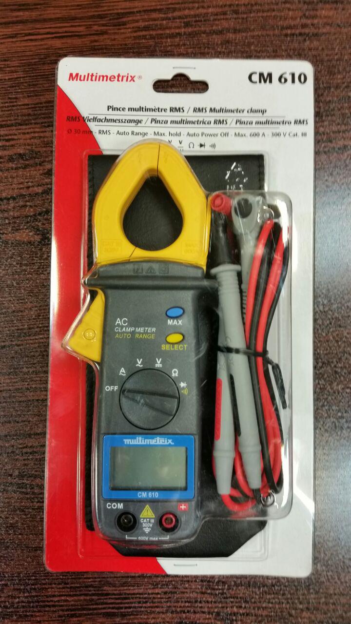 مولتی متر کلمپی AC+DC ساخت MULTIMETRIX فرنسه سری 600