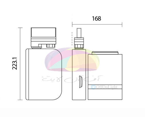 چراغ ریلی COB LED (سی او بی ، ال ای دی ) با چیپ CREE آمریکا