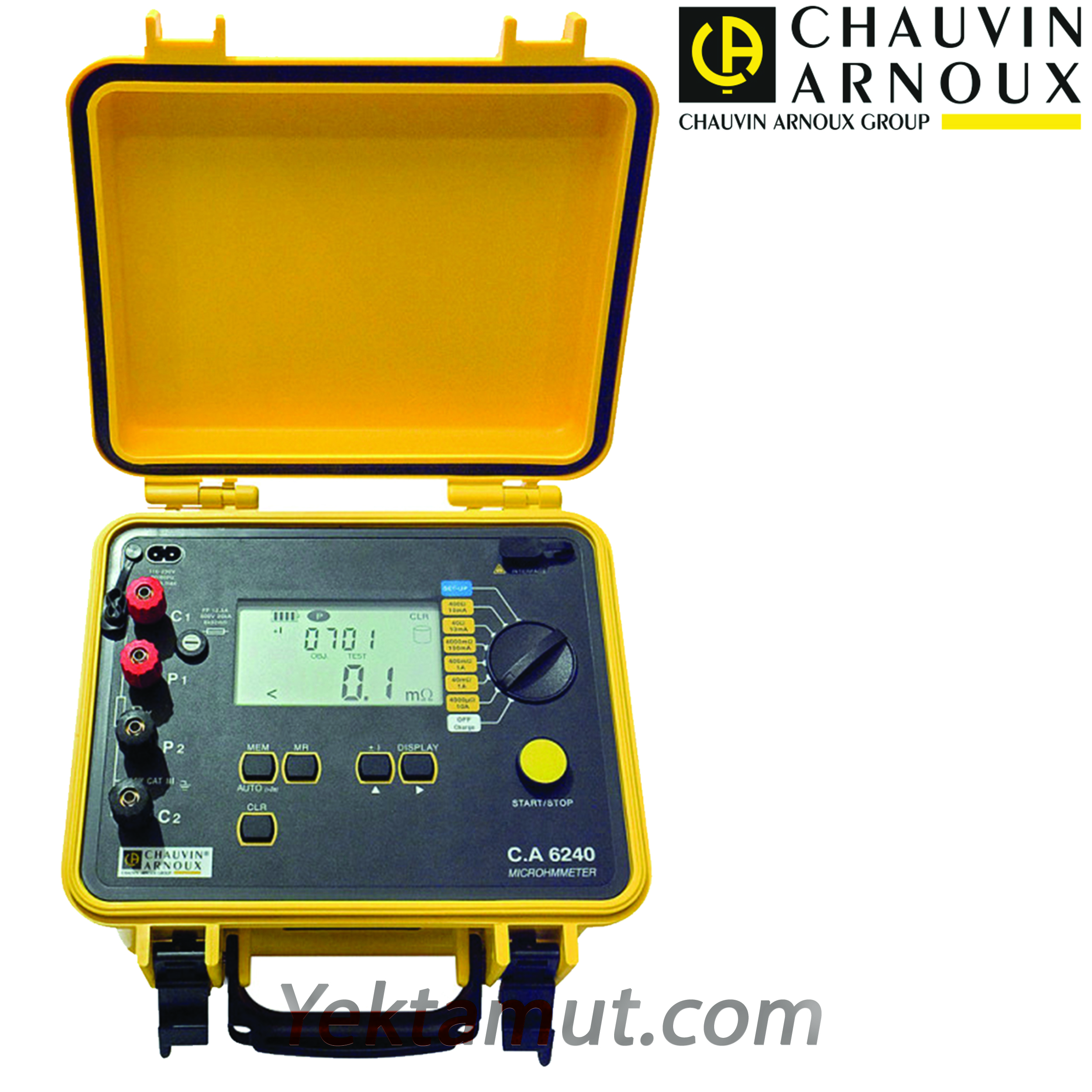 میکرو اهم متر دیجیتال مدل CA6240 ساخت CHAUVIN ARNOUX فرانسه