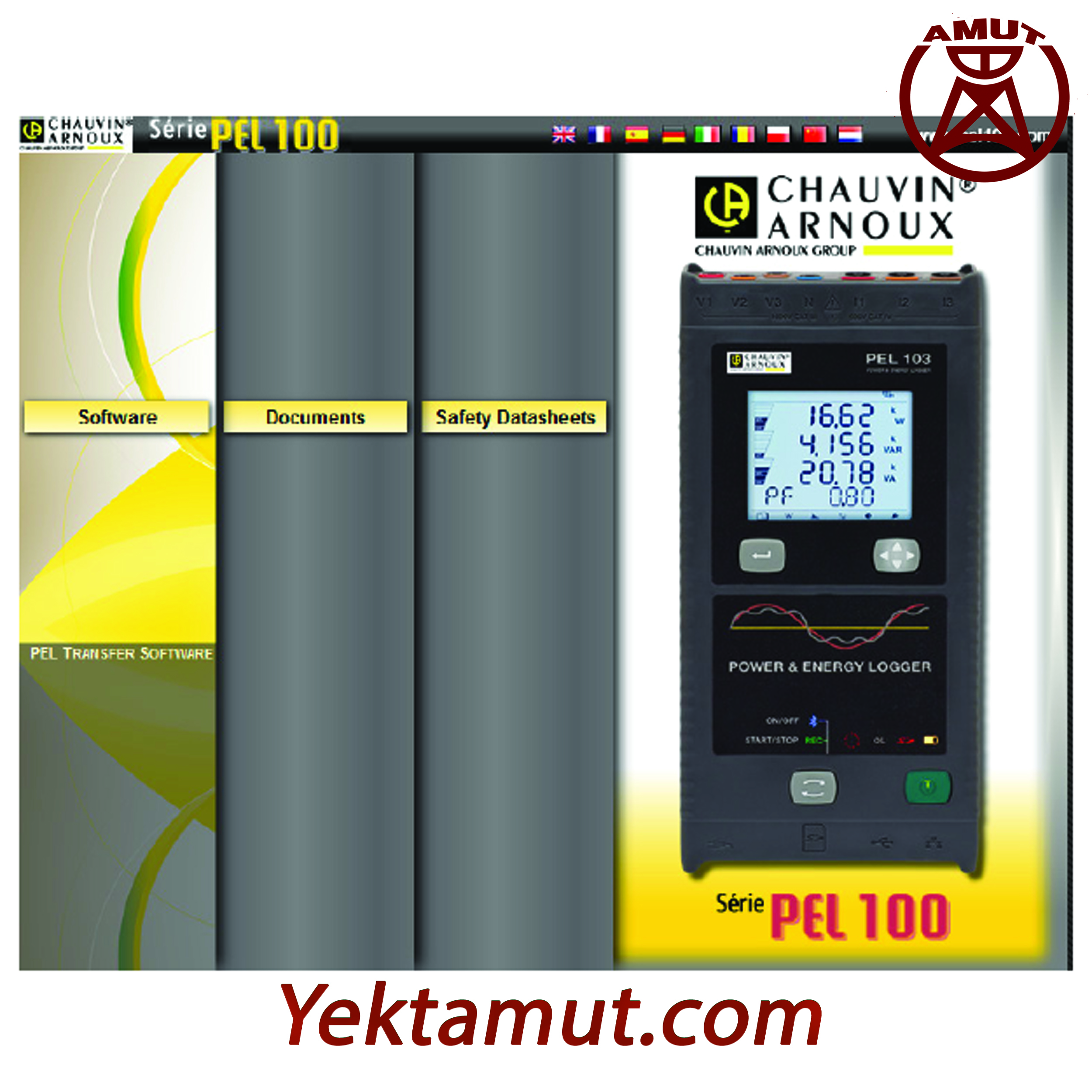 دیتالاگر توان و انرژی مدل PEL103 چاوین آرنوکس