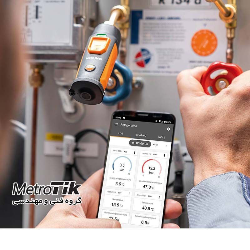 پراب هوشمند و موبایلی خلا تستو TESTO 552i تماس 02133992447
