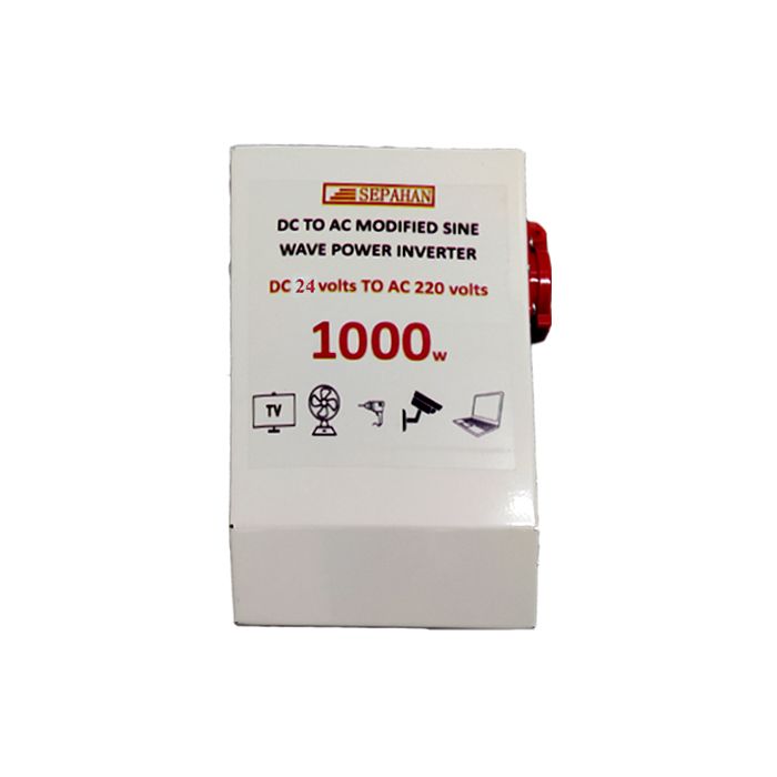 اینورتر 1000 وات تکفاز 24 ولت ، برند سپاهان مدل SEP-10-1KWA-24v