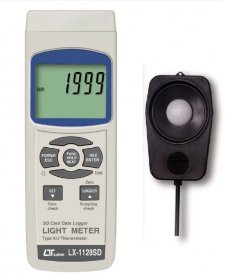 لوکس متر / ترمومتر دیجیتال دارای کارت حافظه LX-1128 SD _ lutron