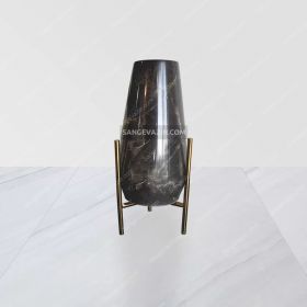 گلدان دکوری کوچک سنگی طرح مینا
