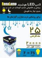رونالمپ لامپ ال ای دی شب تاب