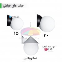 حباب دیواری حیاطی ضد اشعه آفتاب (مواد LG کره)